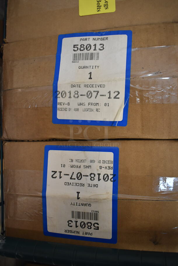 ALL ONE MONEY! Tier Lot of Various Items Including Utensils, Cambro Food Storage Lids, 2 Boxes of Blodgett 58013 and 2 Blodgett 6" Stainless Steel Legs - Image 6 of 8