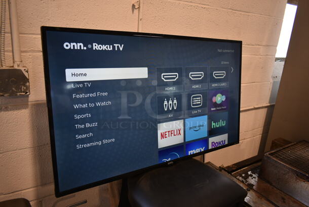 Onn 100069992 43" LED Television. 120 Volts, 1 Phase. Buyer Must Pick Up - We Will Not Ship This Item. Tested and Working! - Image 2 of 8