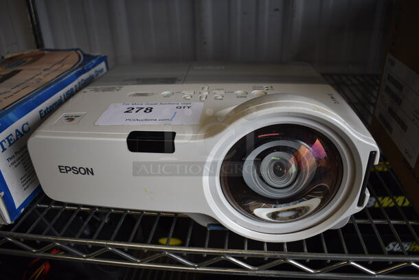 Epson Model H330A LCD Projector. 100-240 Volts, 1 Phase. 13x10.5x6
