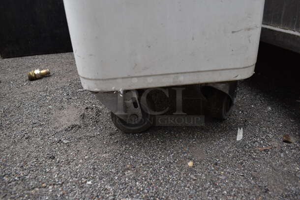 2 White Poly Ingredient Bins on Commercial Casters. 2 Times Your Bid! - Image 3 of 3