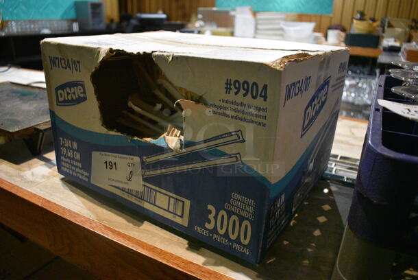 Box of Wrapped Dixie Straws. (bar) - Image 3 of 3