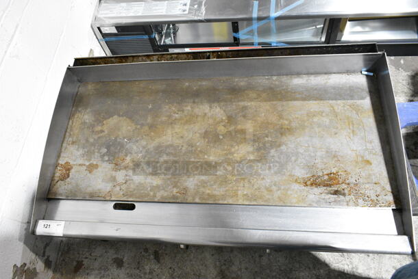 Stainless Steel Commercial Countertop Natural Gas Powered Flat Top Griddle. - Image 3 of 7
