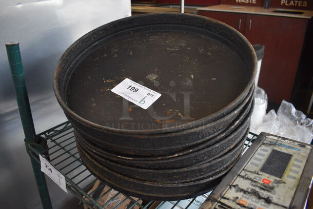 6 Metal Round Baking Pans. 16.5x16.5x2.5. 6 Times Your Bid! - Image 2 of 2