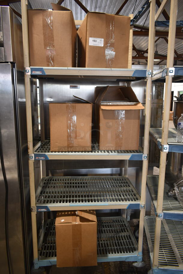 ALL ONE MONEY! Metro Lot of Various Paper Products Including Boxes. Does Not Include Shelving Unit. - Image 1 of 5