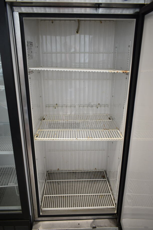 True T-19F Stainless Steel Commercial Single Door Reach In Freezer w/ Poly Coated Racks. 115 Volts, 1 Phase. Tested and Powers On But Does Not Get Cold - Image 2 of 3