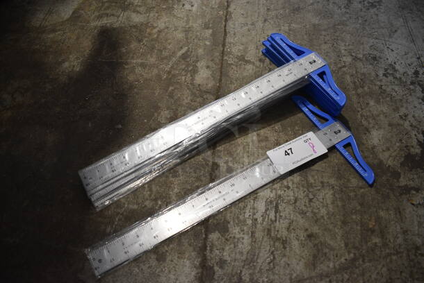 8 BRAND NEW! Alvin L18 Stainless Steel Professional T Square. 9x20. 8 Times Your Bid! - Image 1 of 3