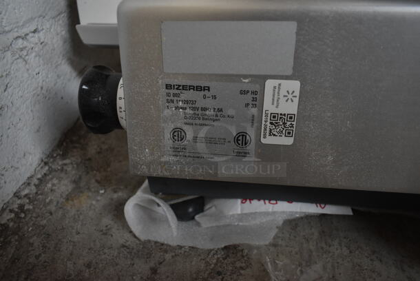 2015 Bizerba GSP HD Metal Commercial Countertop Meat Slicer. 120 Volts, 1 Phase.  Tested and Working! - Image 4 of 6