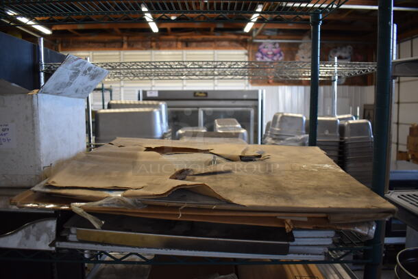 ALL ONE MONEY! Tier Lot of Various Items Including Metal Panels and Metal Towel Dispenser - Image 3 of 7