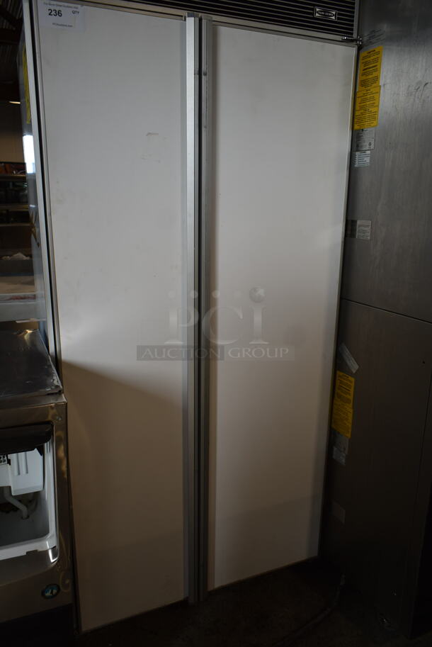 Sub-Zero Stainless Steel Commercial Cooler Freezer Combo. 115 Volts, 1 Phase. Tested and Working! - Image 2 of 7