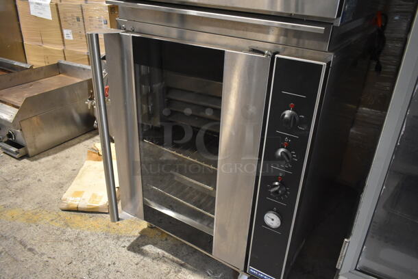 2 LATE MODEL! Moffat Turbofan G32D5 ENERGY STAR Stainless Steel Commercial Double Deck Full Size Gas Powered Convection Oven. 33,000 BTU. 2 Times Your Bid!  - Image 3 of 7