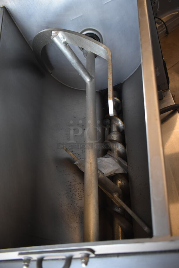 2017 Hobart MG2032 Metal Commercial Floor Style Electric Powered Meat Mixer Grinder w/ Foot Pedal on Commercial Casters. 208 Volts, 3 Phase. - Image 7 of 7