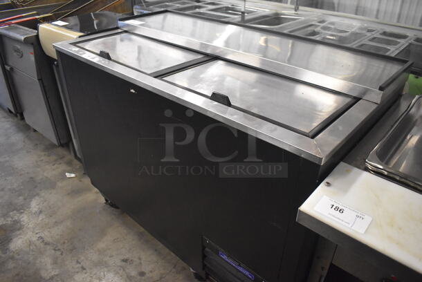 Turbo Air TBC-50SB-GF Stainless Steel Commercial Bottled Back Bar Cooler on Commercial Casters. 110-120 Volts, 1 Phase. 50x27x38. Tested and Working! - Image 3 of 6