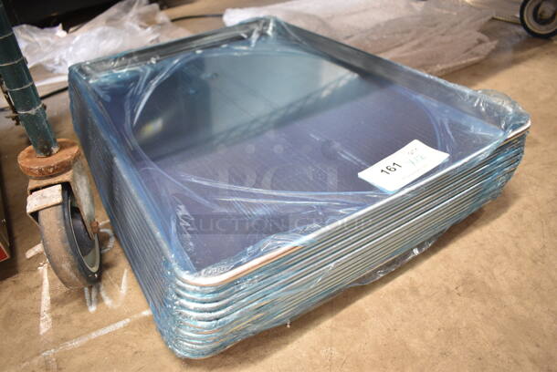 12 BRAND NEW SCRATCH AND DENT! Choice 407BUNFULL Full Size 18" x 26" 19 Gauge Wire in Rim Aluminum Bun Pan / Sheet Pan. 12 Times Your Bid! - Image 3 of 5