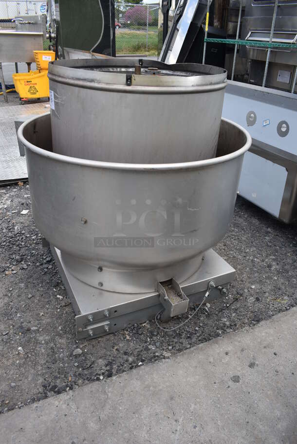 Accurex XRUB-141-7-G Metal Commercial Rooftop Mushroom Exhaust Fan. 208-240 Volts, 1 Phase.No Lid. - Image 3 of 7