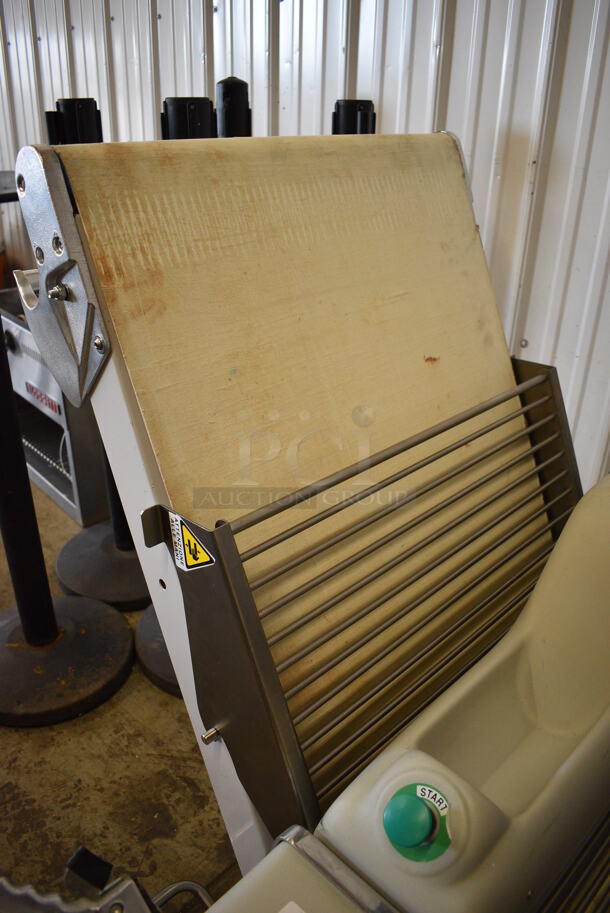 Tekno Stamap Metal Commercial Countertop Reversible Dough Sheeter. 208 Volts, 3 Phase. Closed: 39x38x38 - Image 4 of 7