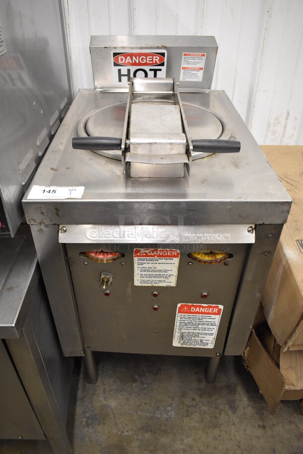 Winston CollectraMatic Stainless Steel Commercial Electric Powered Pressure Fryer. 208 Volts, 3 Phase. 20x28x43