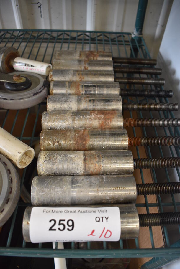ALL ONE MONEY! Lot of 10 Metal Legs! 1.5x1.5x10 - Image 3 of 3