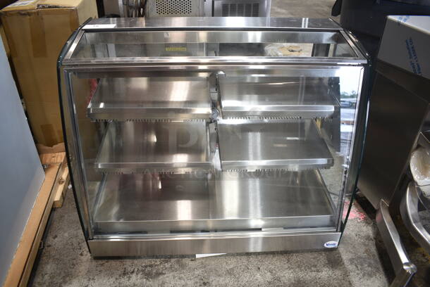 BRAND NEW! Vendo HFD000006 Stainless Steel Commercial Countertop Heated Display Case Merchandiser. 115 Volts, 1 Phase. Tested and Working! - Image 2 of 9