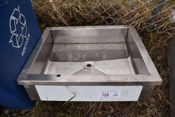 Stainless Steel Commercial Drop In Basin. 23x19x10
