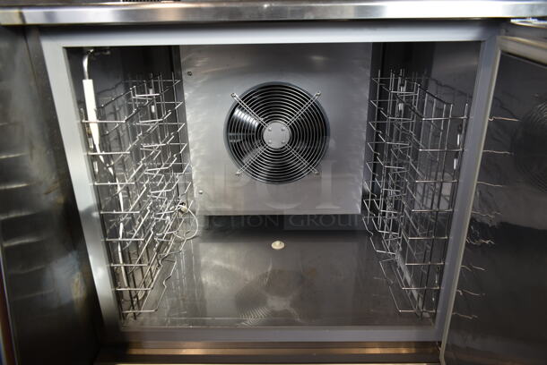 2012 Piper Products Servolift Eastern RCM054S Stainless Steel Commercial Floor Style Single Door Blast Chiller w/ Probe on Commercial Casters. 208-240 Volts, 1 Phase. - Image 7 of 11