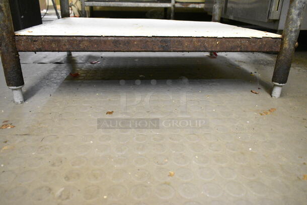 Stainless Steel Table w/ Metal Under Shelf and Mounted Commercial Can Opener. (kitchen) - Image 3 of 3