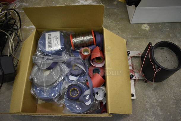 ALL ONE MONEY! Lot of Spark Tape and Spark Wire. (Main Building)