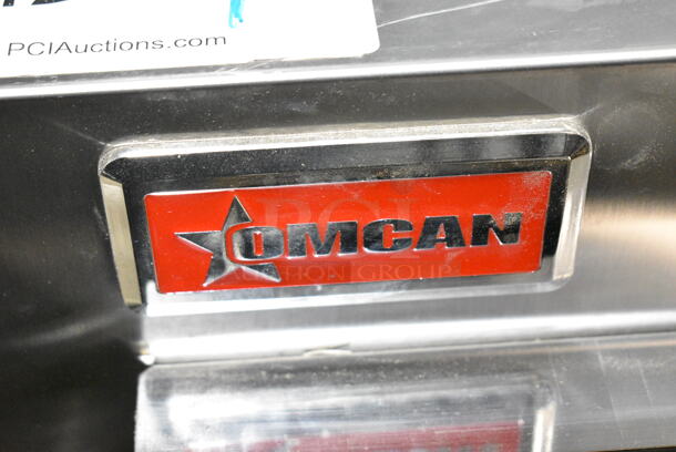 BRAND NEW SCRATCH AND DENT! Omcan MAX 8 Stainless Steel Commercial Countertop Electric Powered Double Stack Pizza Oven w/ Broken Cooking Stones. 230 Volts, 3 Phase. - Image 4 of 10