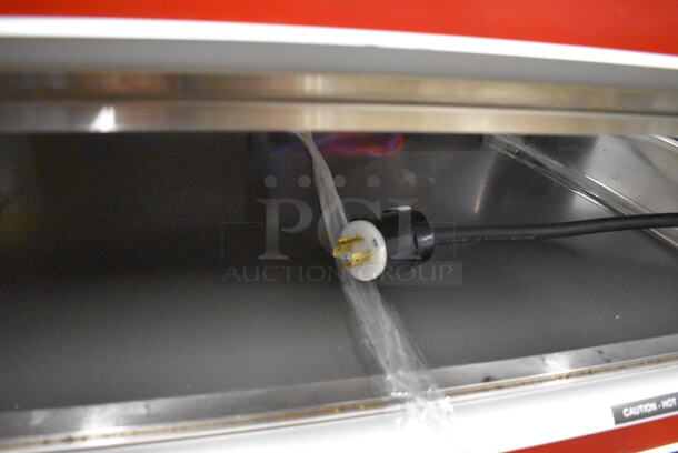 Metal Commercial Floor Style 3 Tier Warming Display Case Merchandiser. 250 Volts, 3 Phase. 54x27x40 - Image 7 of 7