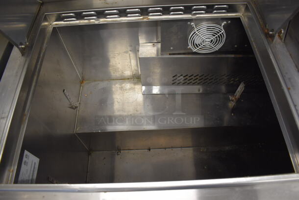 2016 Migali C-SP60-24BT Stainless Steel Commercial Sandwich Salad Prep Table Bain Marie Mega Top on Commercial Casters. 115 Volts, 1 Phase. 60.5x34x47. Tested and Powers On But Temps at 55 Degrees - Image 6 of 9