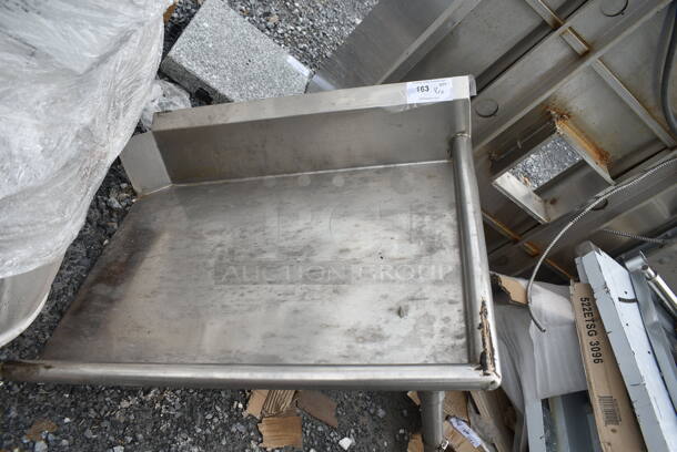 Stainless Steel Right Side Clean Side Dishwasher Table.  - Image 2 of 3