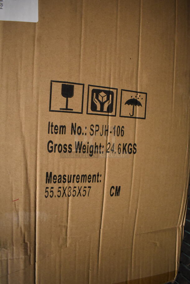 12 BRAND NEW IN BOX! Winco SPJH-106 Stainless Steel Full Size Drop In Bins. 1/1x6. 12 Times Your Bid! - Image 4 of 5