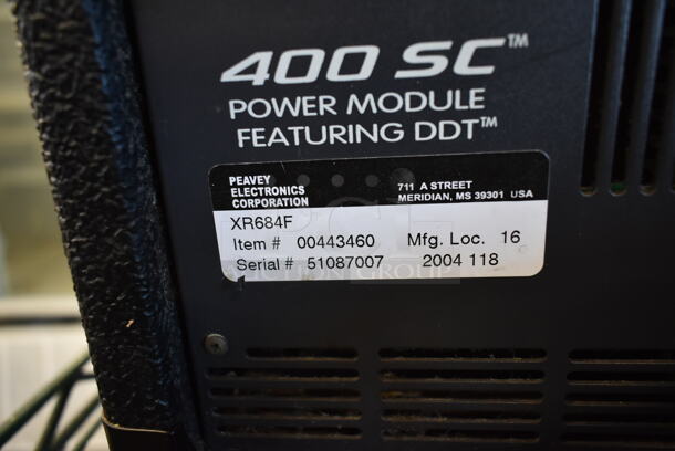 Peavey XR684F 400 SC Power Module Mixer. - Image 5 of 5