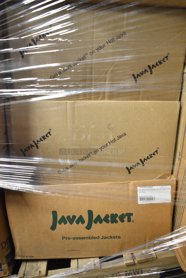 PALLET LOT of 26 BRAND NEW Boxes of Various Items Including Dart 32AJ20 32 oz. White Customizable Foam Travel Cup - 400/Case, Karat KE/BHC96-10 Hinged Containers, 4J6 Dart 4 oz. White Customizable Foam Food Container - 1000/Case, Dart Paper Food Containers, Plastic Cups, Dixie Ultra Bowls, Java Jacket Hot Cup Sleeves, Dart 20HDLC Clear High Dome Lid with No Hole - 1000/Case. 26 Times Your Bid! - Image 11 of 12