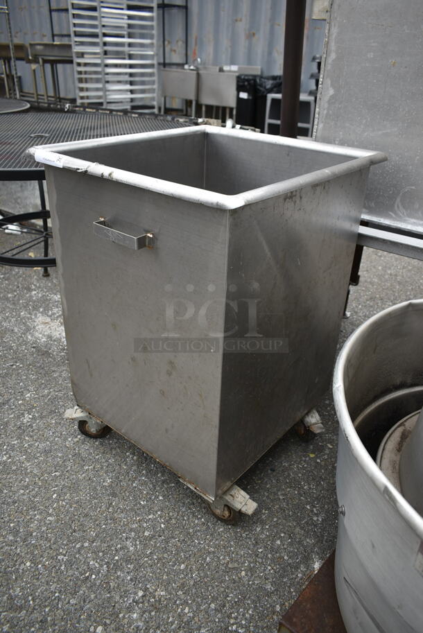 Stainless Steel Ingredient Bin on Commercial Casters. - Image 2 of 3