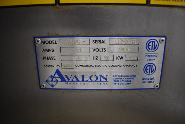 Avalon ADF20-E Stainless Steel Commercial Electric Powered Donut Fryer. 208 Volts, 3 Phase. 26x28x62 - Image 7 of 7