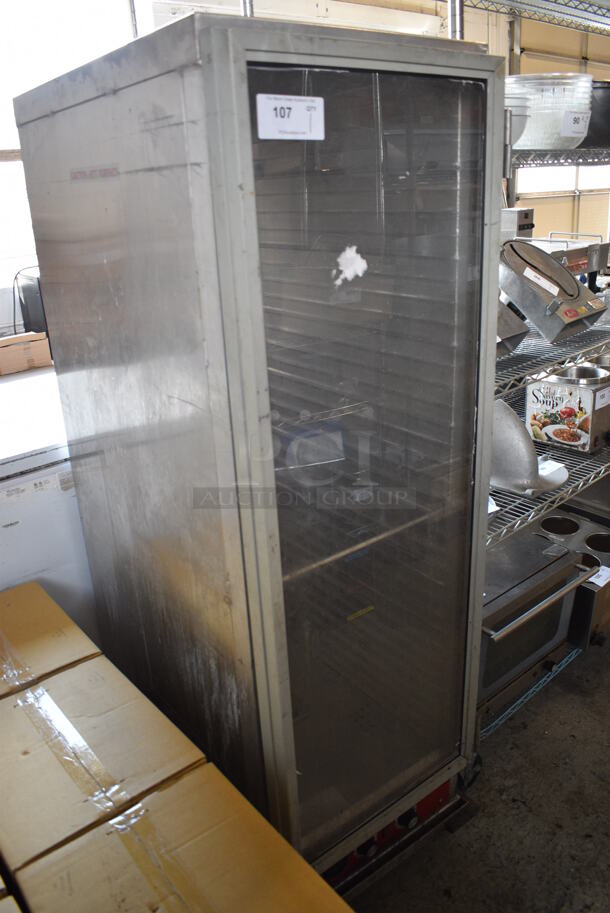 Avantco Metal Commercial Single Door Reach In Warming Cabinet on Commercial Casters. 21x33x67. Cannot Test - Unit Was Previously Hardwired - Image 2 of 5