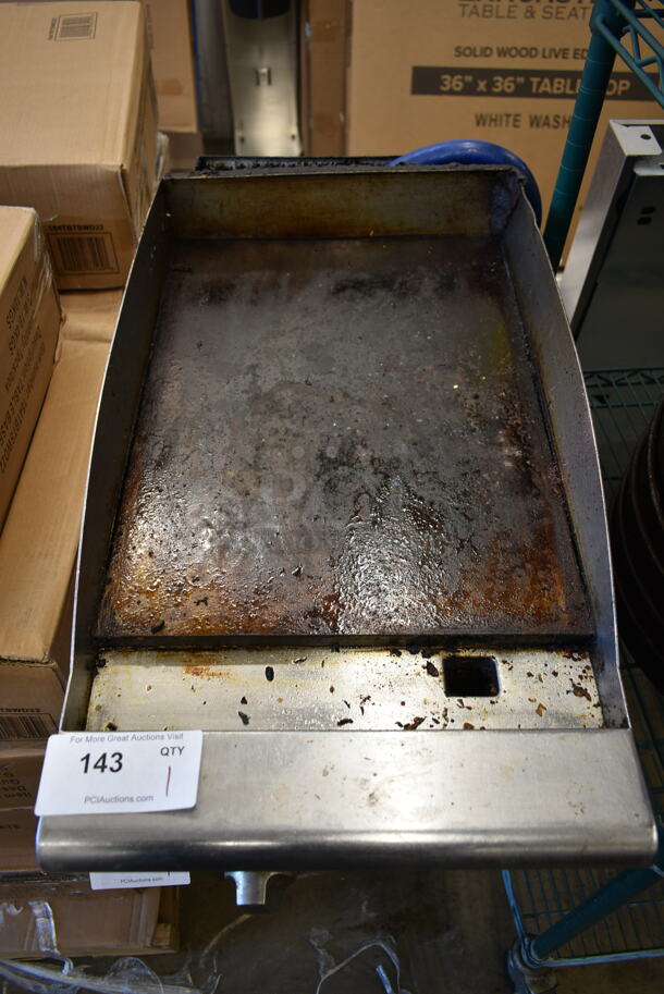 Cecilware Pro Stainless Steel Commercial Countertop Natural Gas Powered Flat Top Griddle. - Image 3 of 5
