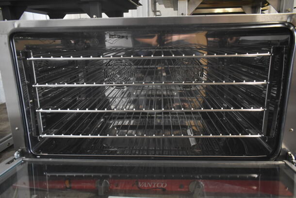 BRAND NEW SCRATCH AND DENT! Avantco 177CO38M Stainless Steel Commercial Countertop Electric Powered Full Size Convection Oven. 208/240 Volts, 1 Phase. - Image 2 of 3