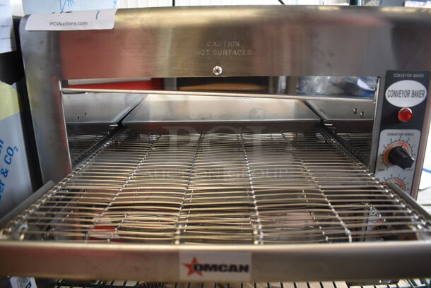 BRAND NEW SCRATCH AND DENT! 2023 Omcan TS-7000 Stainless Steel Commercial Countertop Conveyor Oven. 240 Volts.  - Image 4 of 7