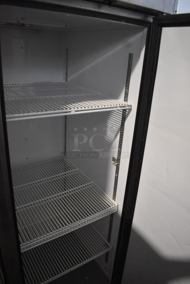 True TG2R-2S Commercial Stainless Steel Two Section Reach In Cooler With Polycoated Racks on Commercial Casters. 115V/1 Phase Tested And Working - Image 4 of 5
