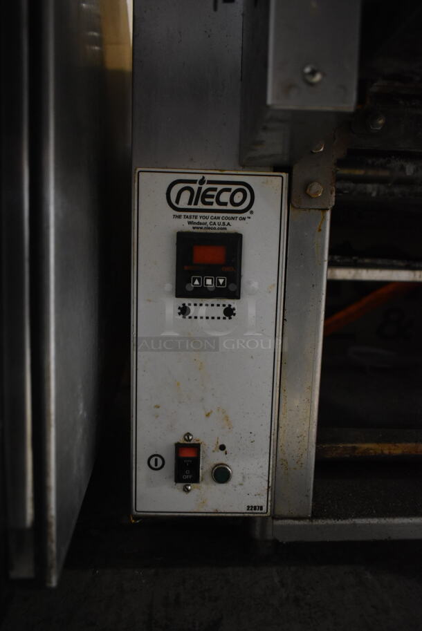 2018 Nieco JF63-2G Stainless Steel Commercial Countertop Natural Gas Powered BroilVection Conveyor Charbroiled Burger Grill. - Image 4 of 7