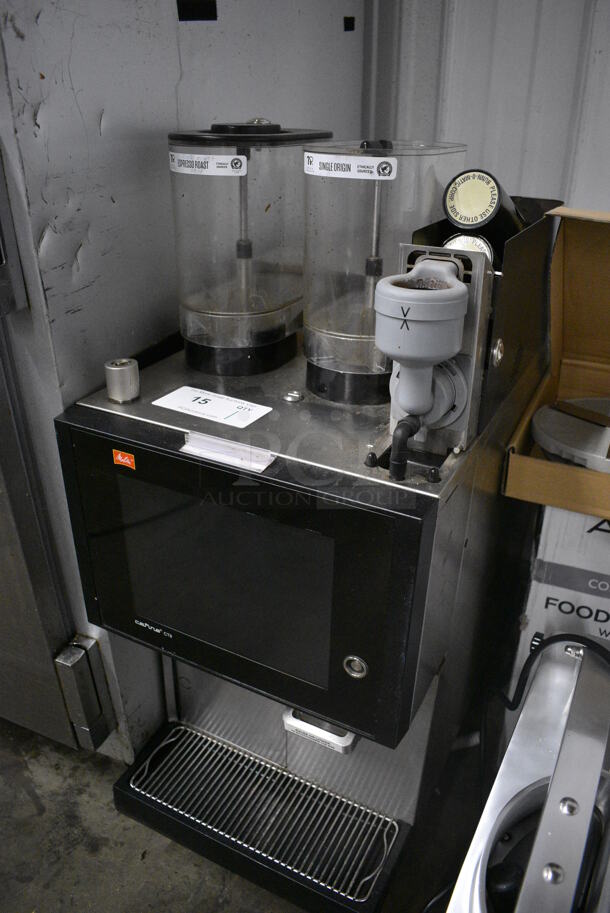 Melitta Cafina CT8 Metal Commercial Countertop Automatic Espresso Machine w/ Touchscreen and Hoppers. 208 Volts. 14x26x34 - Image 2 of 5