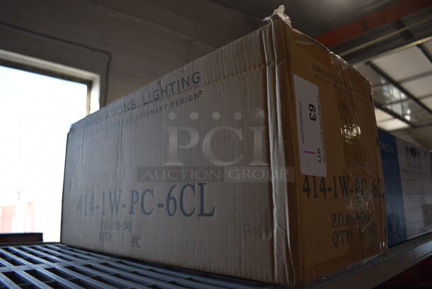 BRAND NEW SCRATCH AND DENT! Innovations Lighting 414-1W-PC-6CL Light Fixture - Image 2 of 3