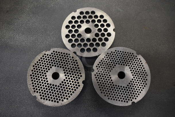3 Metal Meat Grinder Plates. 4x4x1. 3 Times Your Bid! - Image 3 of 3