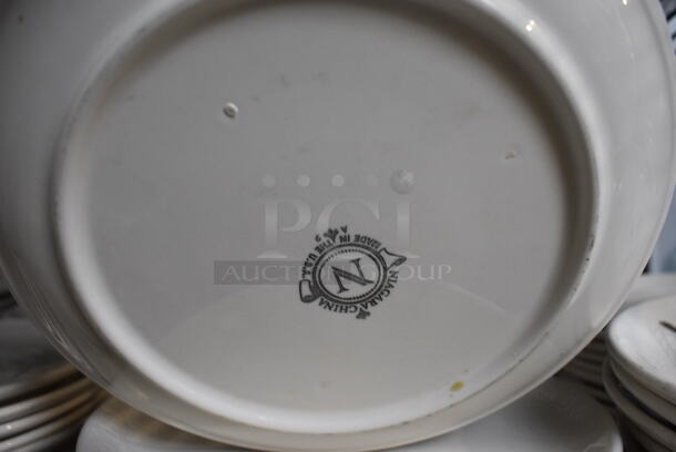 24 White Ceramic Plates. 9x9x1 24 Times Your Bid! - Image 3 of 3