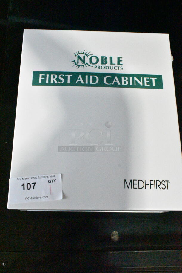BRAND NEW SCRATCH AND DENT! Noble Medi-First 933-Piece 3 Shelf Class B First Aid Kit Cabinet - Image 2 of 3