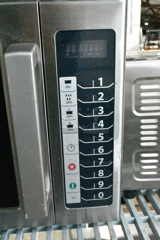 2018 Amana RCS10TS Stainless Steel Commercial Countertop Microwave Oven. 120 Volts 1 Phase.  - Image 2 of 5
