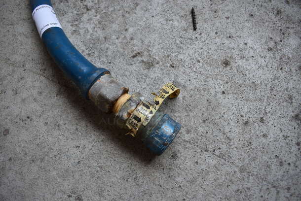 Blue Gas Hose. 60" - Image 3 of 3