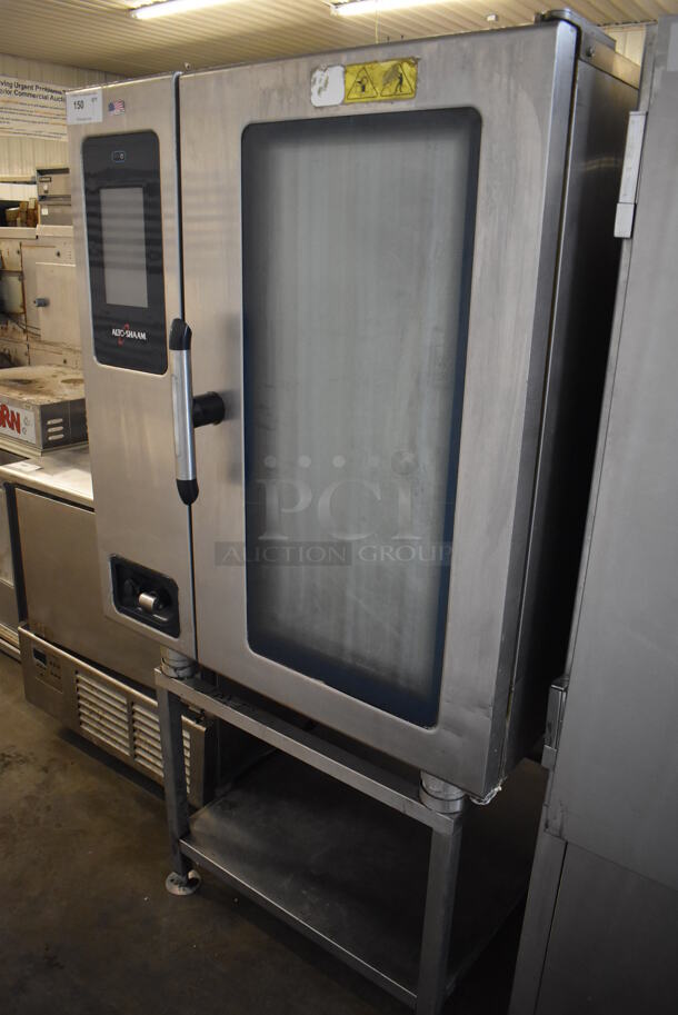 2015 Alto Shaam CTP10-10E Stainless Steel Commercial Electric Powered Combitherm Convection Oven on Stainless Steel Equipment Stand. 208-240 Volts, 3 Phase. 36x36x70 - Image 2 of 5