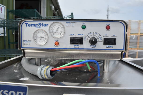 2019 Jackson TEMPSTAR Stainless Steel Commercial Pass Through Dishwasher. Goes GREAT w/ Lot 248! 208-230-460 Volts, 3 Phase.  - Image 9 of 12